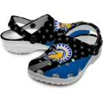 san-jose-state-spartans-clog-stellar-stripes-theme-blue-black-best-selling.webp