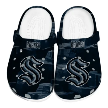 Seattle Kraken Clogs - Canyon Layers Blue