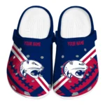 South Alabama Jaguars Clogs - Custom Football Motif Blue