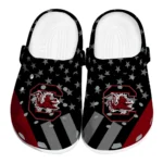 South Carolina Gamecocks Clogs - Stellar Stripes Theme Garnet Black