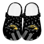 Southern Miss Golden Eagles Clogs - Stellar Stripes Theme Black