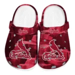 St. Louis Cardinals Clogs - Canyon Layers Red