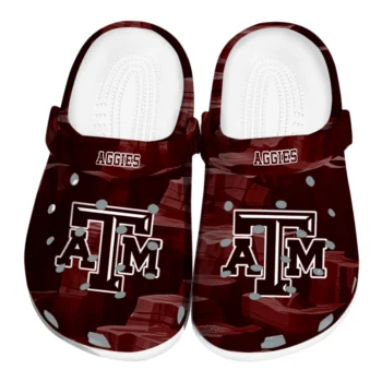 Texas A&M Aggies Clogs - Canyon Layers Maroon