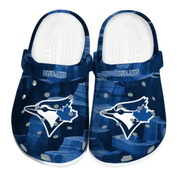 Toronto Blue Jays Clogs - Canyon Layers Blue