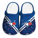 Toronto Blue Jays Clogs - Personalized Baseball Motif Blue