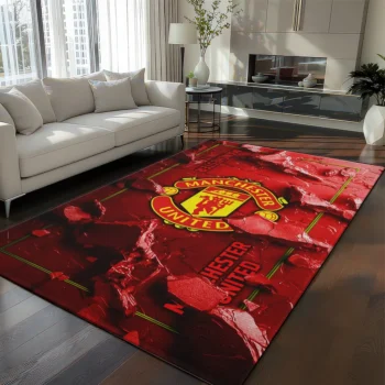Tottenham Hotspur Rug - Cracked Surface Design Navy