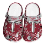 Troy Trojans Clogs - Football Icons Red