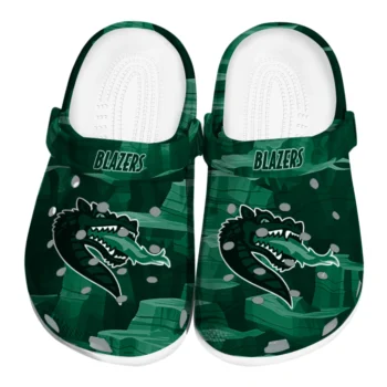 UAB Blazers Clogs - Canyon Layers Green