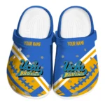UCLA Bruins Clogs - Personalized Football Motif Blue