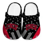 UNLV Rebels Clogs - Stellar Stripes Theme Red Black