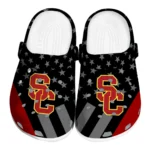 usc-trojans-clog-stellar-stripes-theme-red-black-best-selling.webp