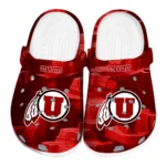 Utah Utes Clogs - Canyon Layers Red
