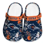 UTSA Roadrunners Clogs - Football Icons Orange