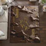 wyoming-cowboys-rug-cracked-surface-design-brown-best-selling.webp