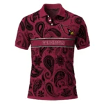 Arizona Cardinals Polo Shirt Personalized Paisley Band Red Best Selling