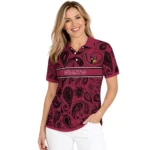 Arizona Cardinals Polo Shirt Personalized Paisley Band Red Best Selling