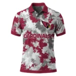 Arizona Cardinals Polo Shirt Personalized Pixel Camo Red Best Selling