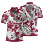 Arizona Cardinals Polo Shirt Personalized Pixel Camo Red Best Selling