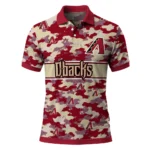 Arizona Diamondbacks Polo Shirt Personalized Camo Band Red Best Selling