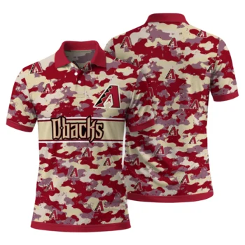 Arizona Diamondbacks Polo Shirt Personalized Camo Band Red Fashion Forward