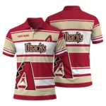 Arizona Diamondbacks Polo Shirt Personalized Horizontal Blocks Red Best Selling