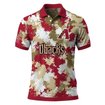 Arizona Diamondbacks Polo Shirt Personalized Pixel Camo Red Best Selling