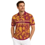 Arizona State Sun Devils Polo Shirt Personalized Paisley Band Maroon Best Selling