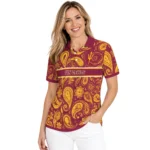 Arizona State Sun Devils Polo Shirt Personalized Paisley Band Maroon Best Selling
