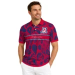 Arizona Wildcats Polo Shirt Custom Paisley Band Red Best Selling