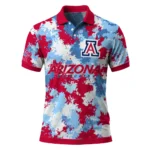 Arizona Wildcats Polo Shirt Custom Pixel Camo Red Best Selling