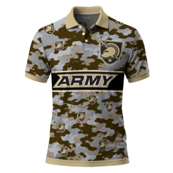 Army Black Knights Polo Shirt Customized Camo Band Gold Best Selling