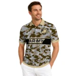 Army Black Knights Polo Shirt Customized Camo Band Gold Best Selling