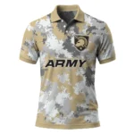 Army Black Knights Polo Shirt Customized Pixel Camo Gold Best Selling