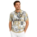 Army Black Knights Polo Shirt Customized Pixel Camo Gold Best Selling