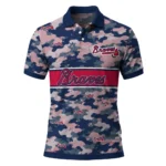 Atlanta Braves Polo Shirt Custom Camo Band Navy Best Selling