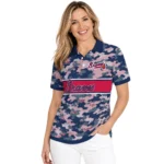 Atlanta Braves Polo Shirt Custom Camo Band Navy Best Selling
