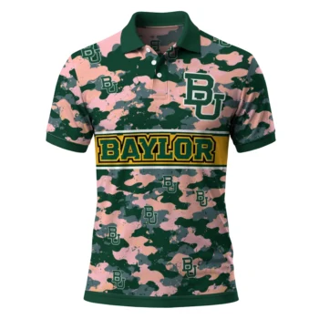 Baylor Bears Polo Shirt Personalized Camo Band Green Best Selling