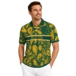 Baylor Bears Polo Shirt Personalized Paisley Band Green Best Selling