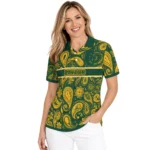Baylor Bears Polo Shirt Personalized Paisley Band Green Best Selling