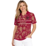 Boston College Eagles Polo Shirt Personalized Paisley Band Maroon Best Selling