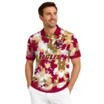 Boston College Eagles Polo Shirt Personalized Pixel Camo Maroon Best Selling