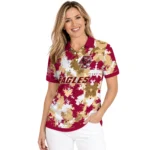 Boston College Eagles Polo Shirt Personalized Pixel Camo Maroon Best Selling