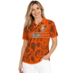 Bowling Green Falcons Polo Shirt Custom Paisley Band Orange Best Selling