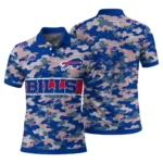 Buffalo Bills Polo Shirt Personalized Camo Band Blue Best Selling