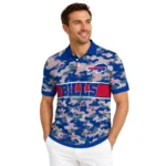 Buffalo Bills Polo Shirt Personalized Camo Band Blue Best Selling