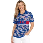 Buffalo Bills Polo Shirt Personalized Camo Band Blue Best Selling