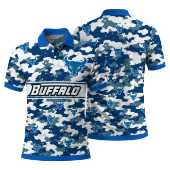 Buffalo Bulls Polo Shirt Personalized Camo Band Royal Blue Fashion Forward