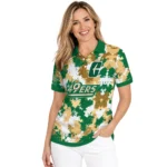 Charlotte 49ers Polo Shirt Custom Pixel Camo Green Best Selling