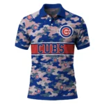Chicago Cubs Polo Shirt Custom Camo Band Blue Best Selling