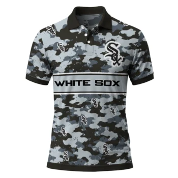 Chicago White Sox Polo Shirt Customized Camo Band Black Best Selling